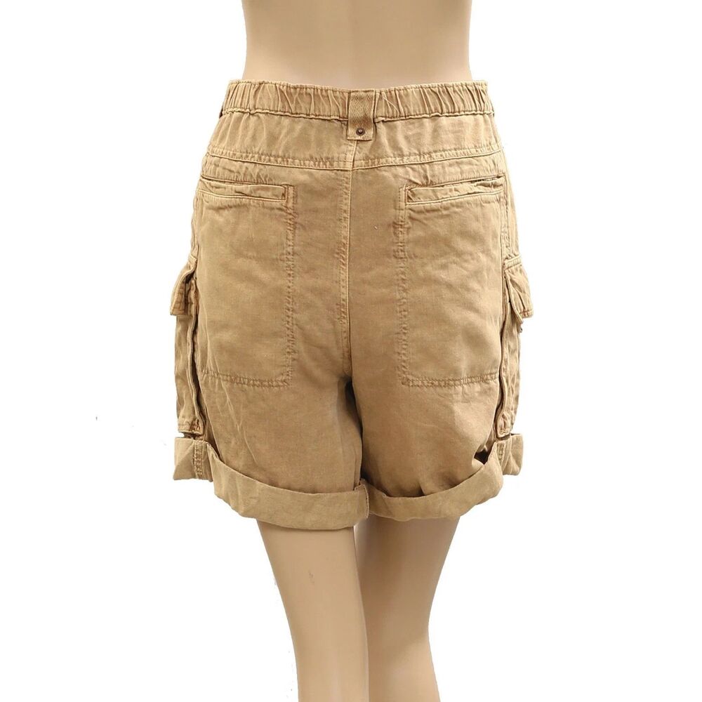 Free People Frankie Washed Shorts Low-Waisted Cargo Lightweight Casual XS 287963 - Picture 9 of 10